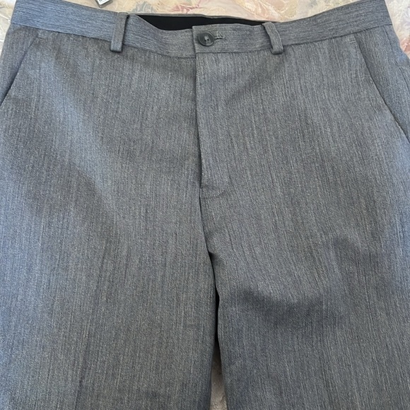 Calvin Klein Gray Dress Pants with Tapered Leg - Picture 4 of 5